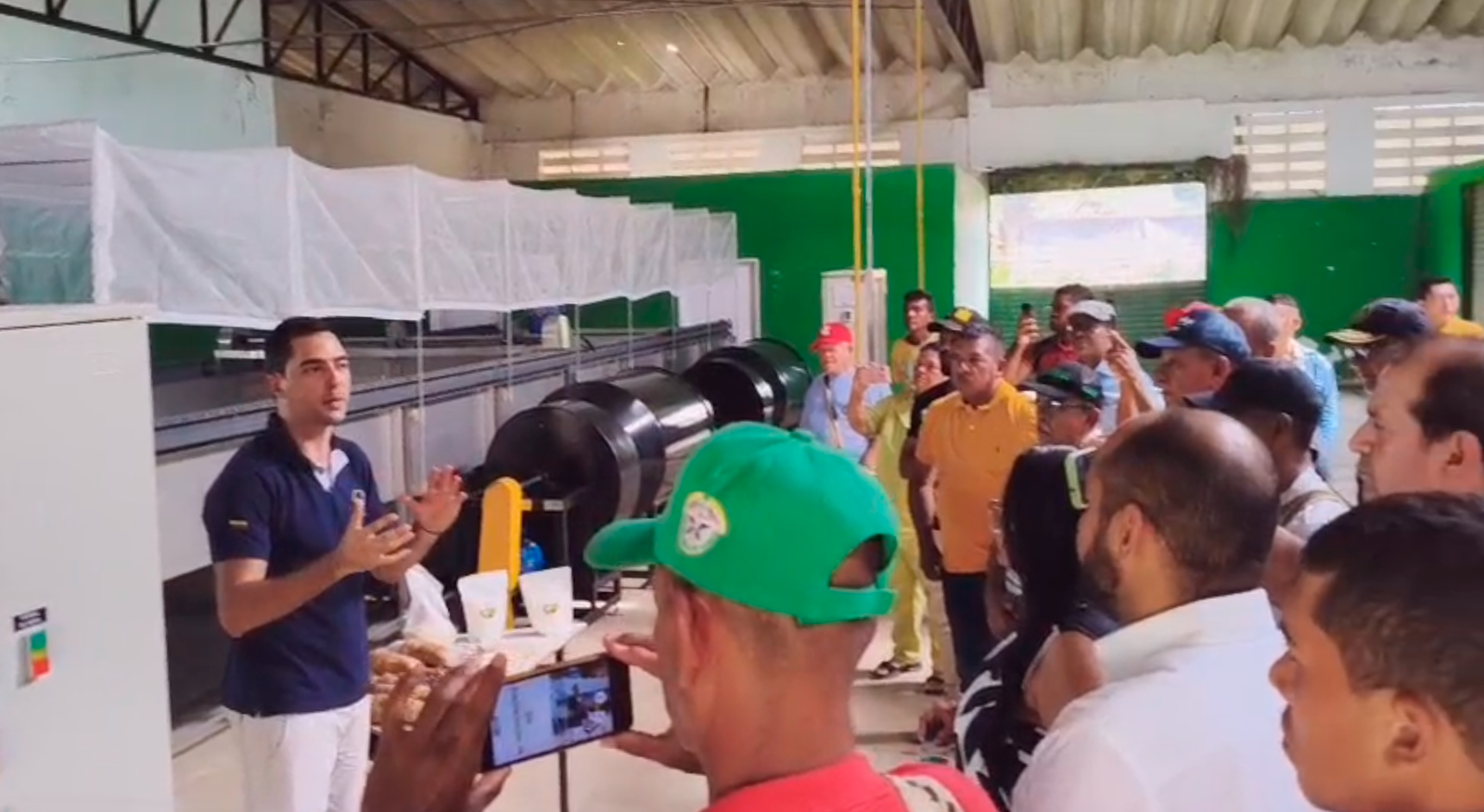 Programa Bioeconomía de Minciencias inaugura planta de procesamiento de harina de yuca en San Juan Nepomuceno